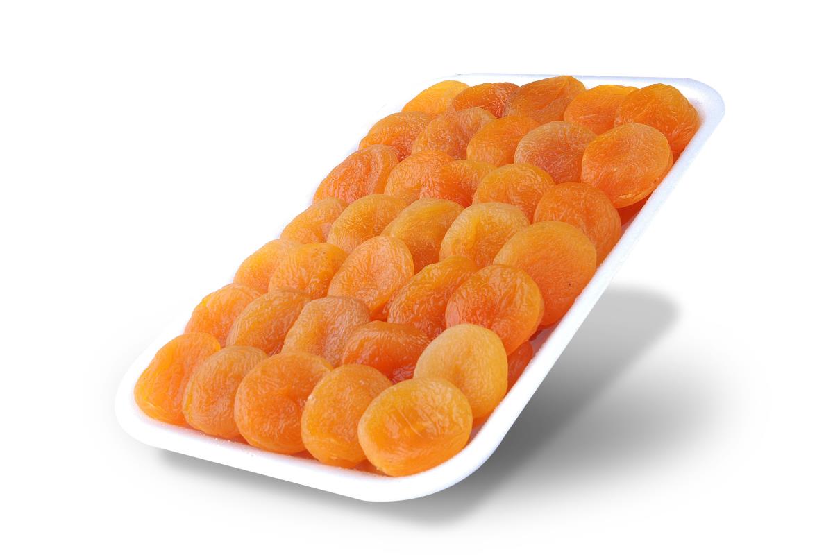Dried Apricot - Packing  200 gr - 300 gr - 350 gr - 400 gr - 500 gr - 700 gr Foamtray , Pvc and Wooden 